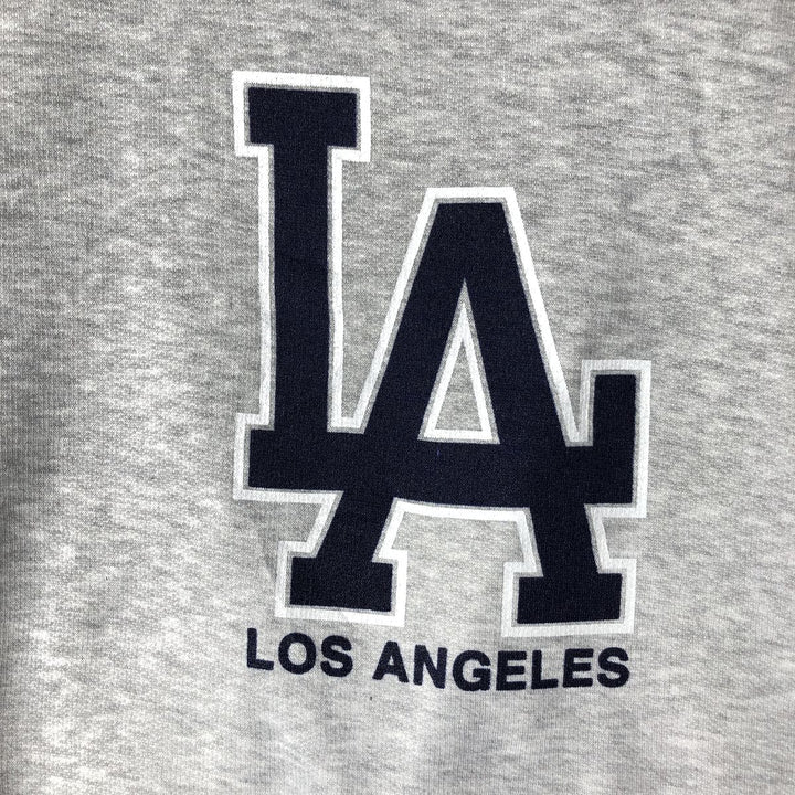90'S Hill LOS ANGELES ANGELS Los Angeles Print Sweatshirt, Made in USA, Men's Size L (approx.), Vintage polyester gray type Vintage Second Hand