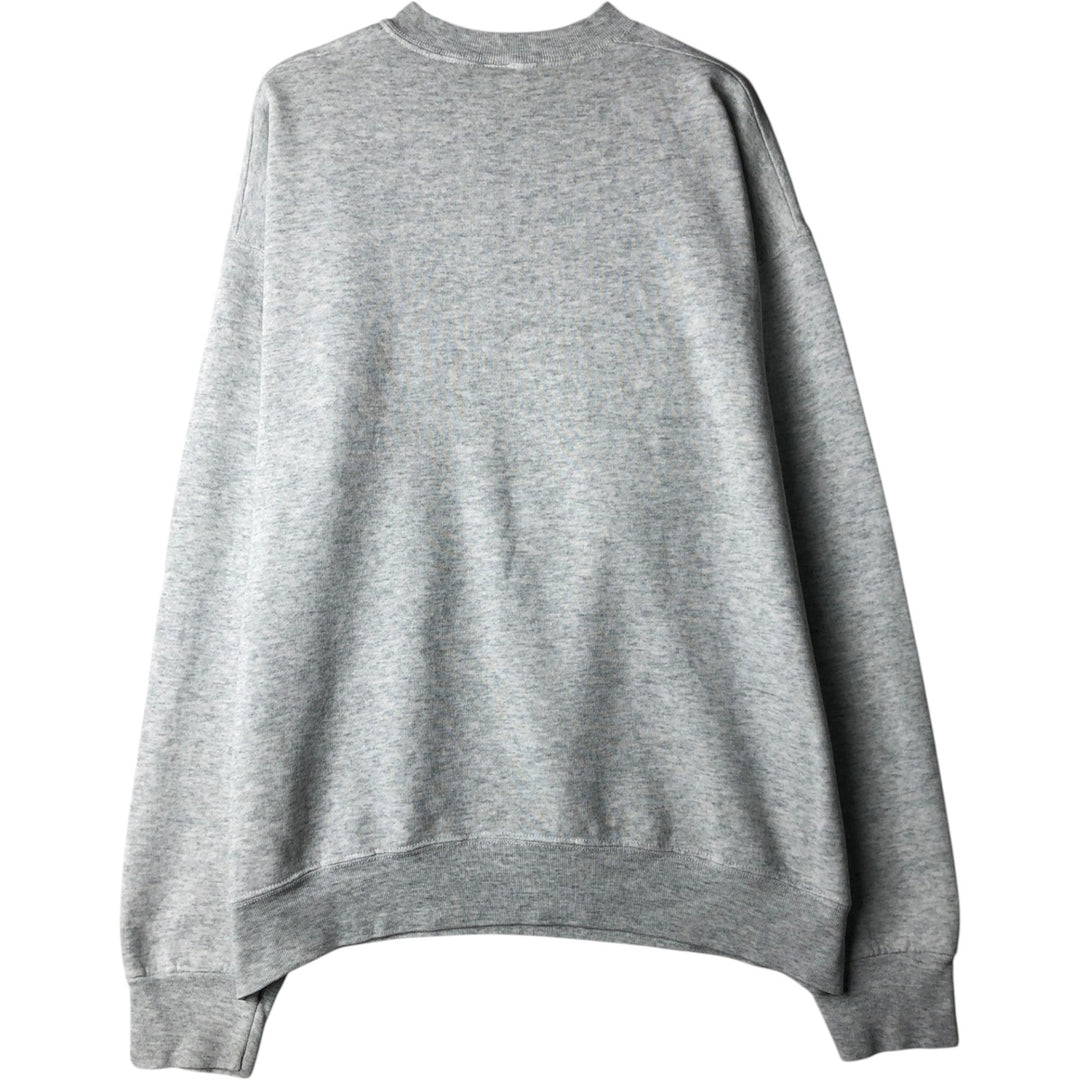 Vintage 90'S Fruit of the Loom print sweatshirt, made in the USA, men's size XXL cotton gray type Vintage Second Hand