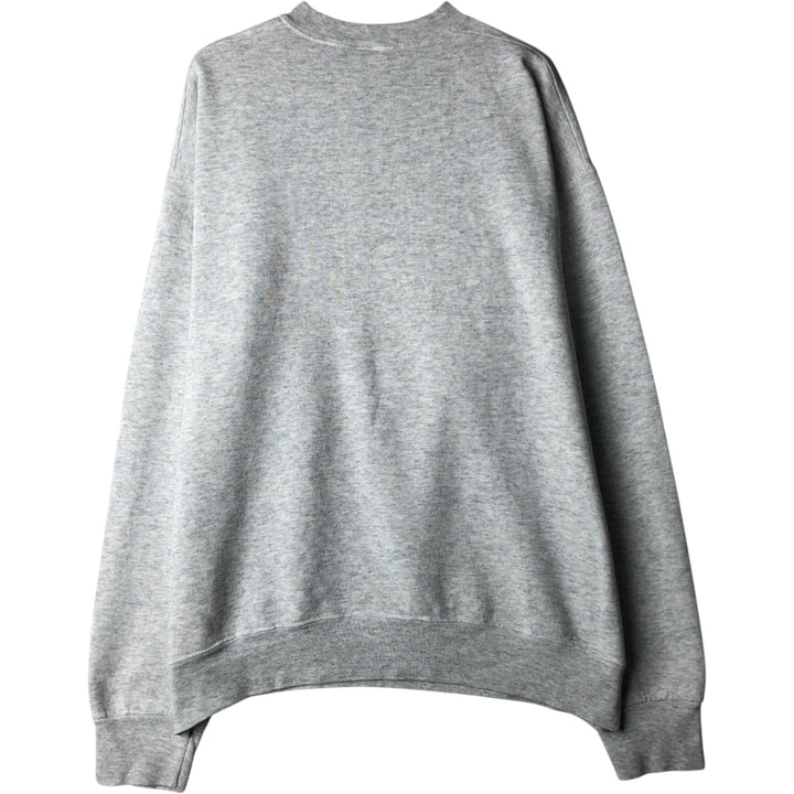Vintage 90'S Fruit of the Loom print sweatshirt, made in the USA, men's size XXL cotton gray type Vintage Second Hand