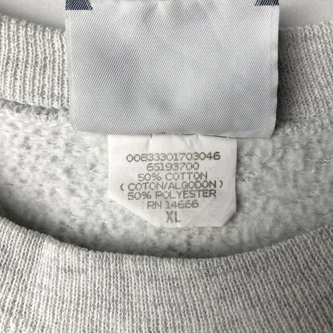 90'S Clearview Elementary School Print Sweatshirt, Made in USA, Men's Size XL (approx.) cotton gray type Vintage Second Hand