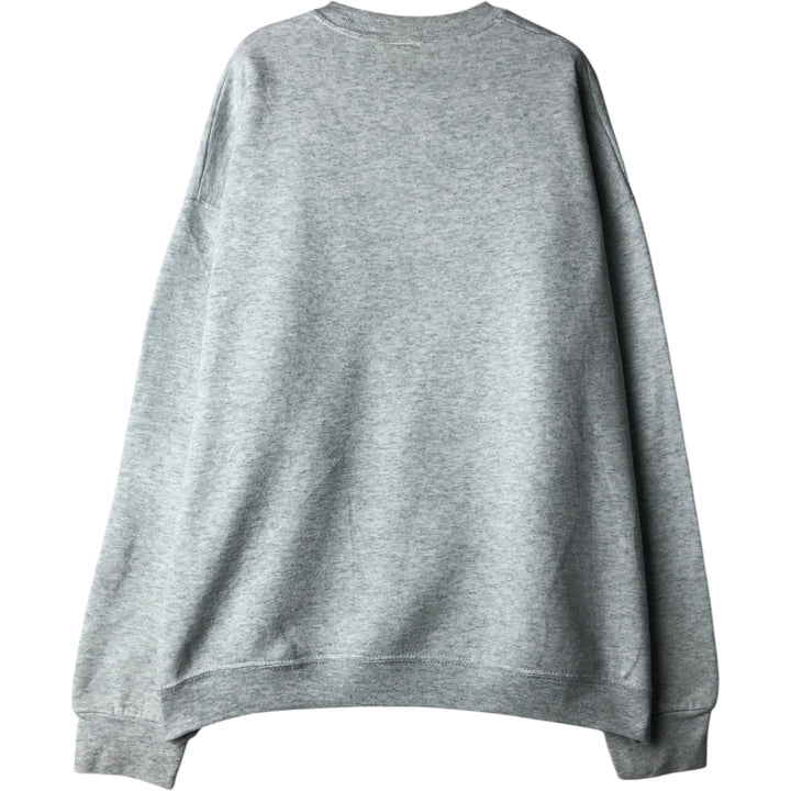 90'S Fruit of the Loom Best Print Sweatshirt, Made in USA, Men's XL, Vintage cotton gray type Vintage Second Hand