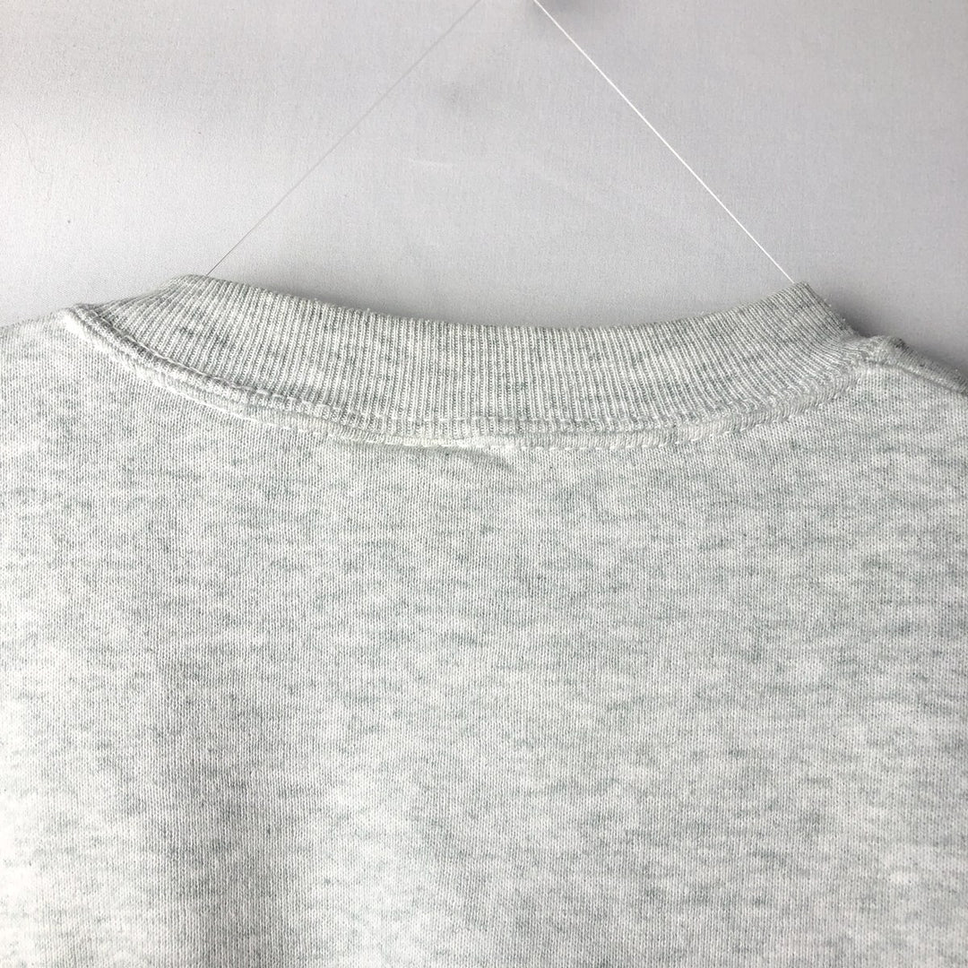 90'S Fruit of the Loom Best Print Sweatshirt, Made in USA, Men's XL, Vintage cotton gray type Vintage Second Hand