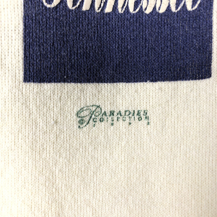 Tennessee Nashville Print Sweatshirt, Made in USA, Men's XL (approx.) cotton pale white type Vintage Second Hand