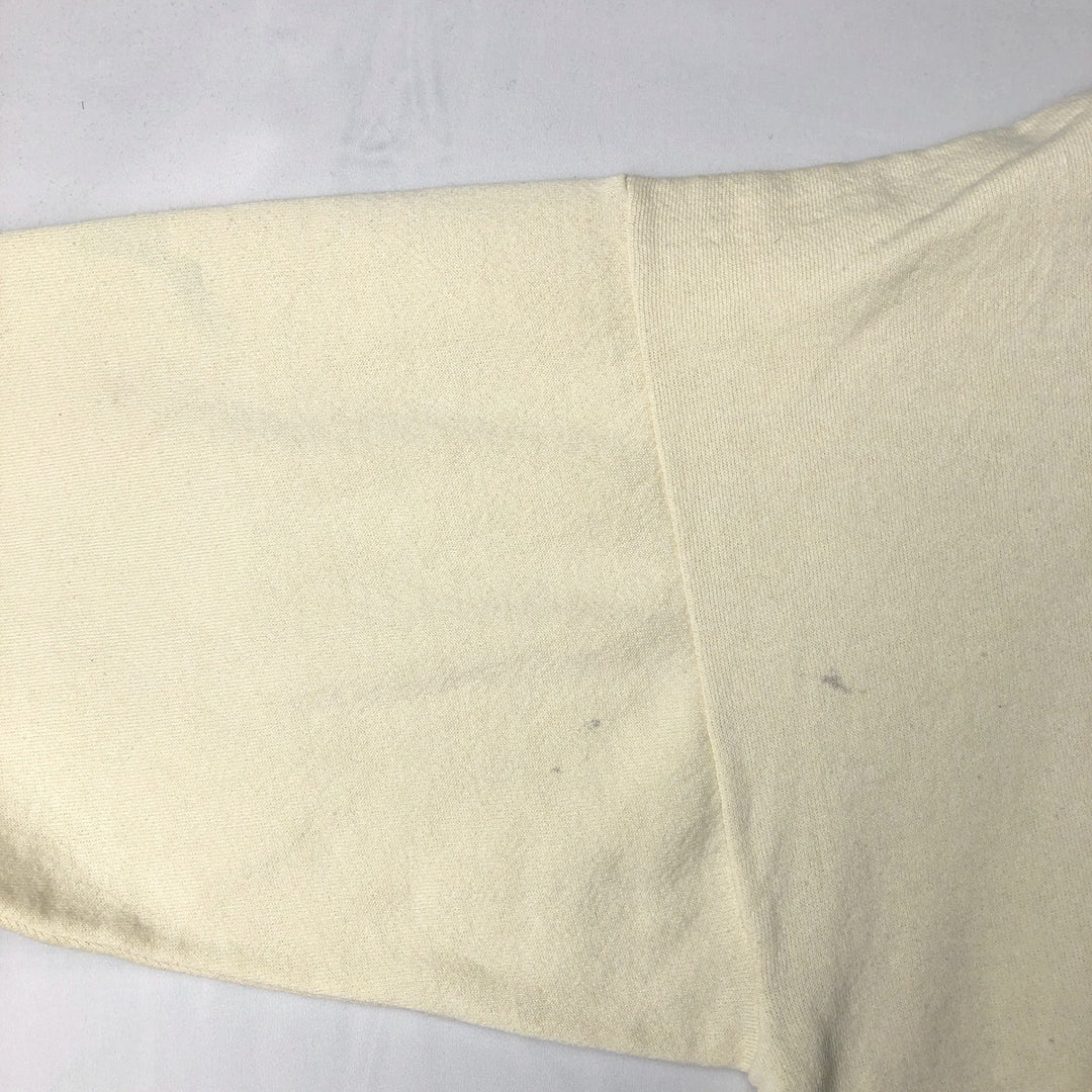 Tennessee Nashville Print Sweatshirt, Made in USA, Men's XL (approx.) cotton pale white type Vintage Second Hand