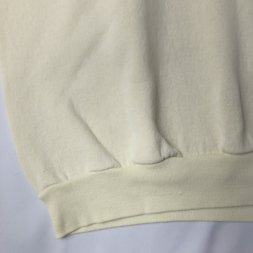 Tennessee Nashville Print Sweatshirt, Made in USA, Men's XL (approx.) cotton pale white type Vintage Second Hand