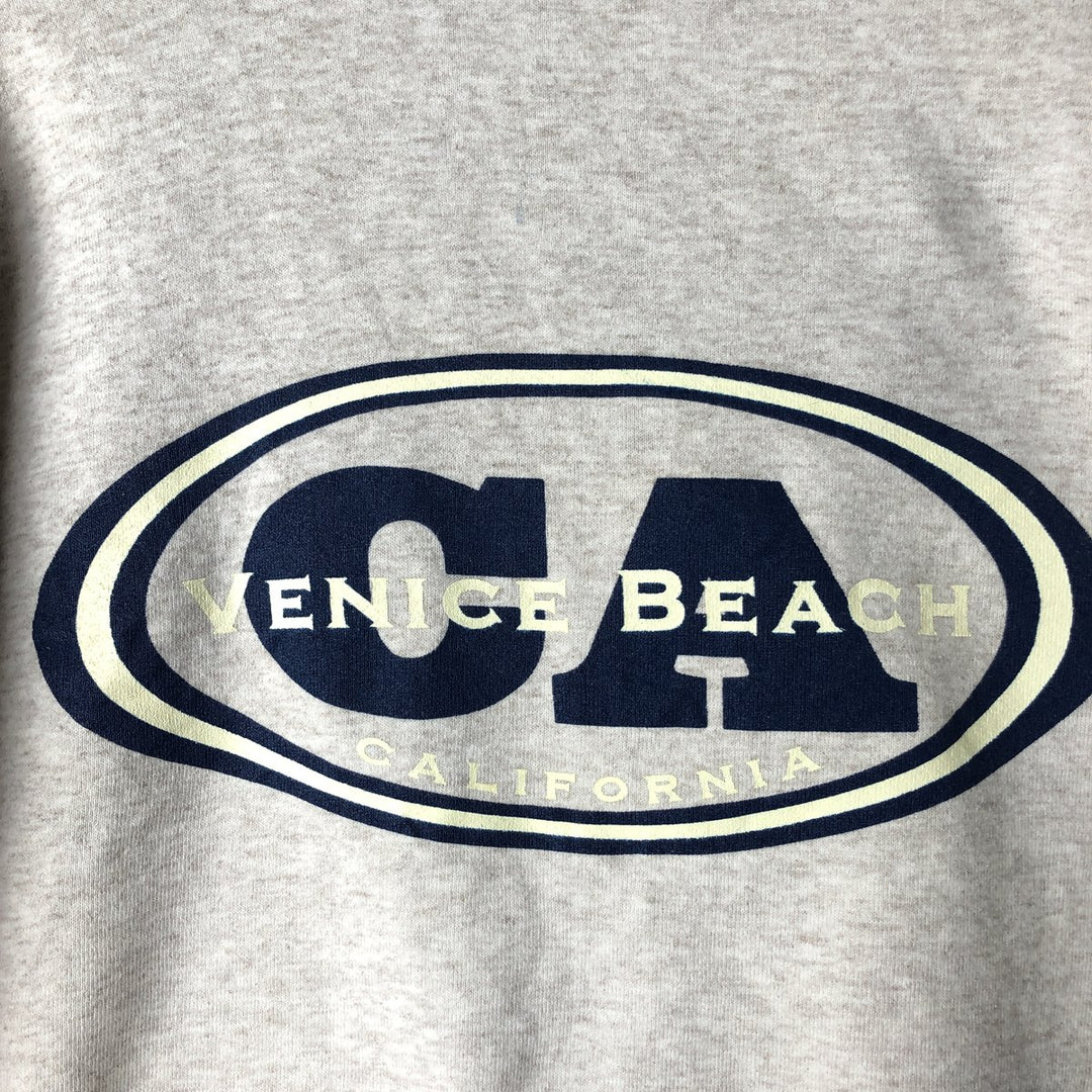 80s-90'S BVD Premium Series Printed Sweatshirt, Made in USA, Men's XL equivalent, Vintage cotton gray type Vintage Second Hand