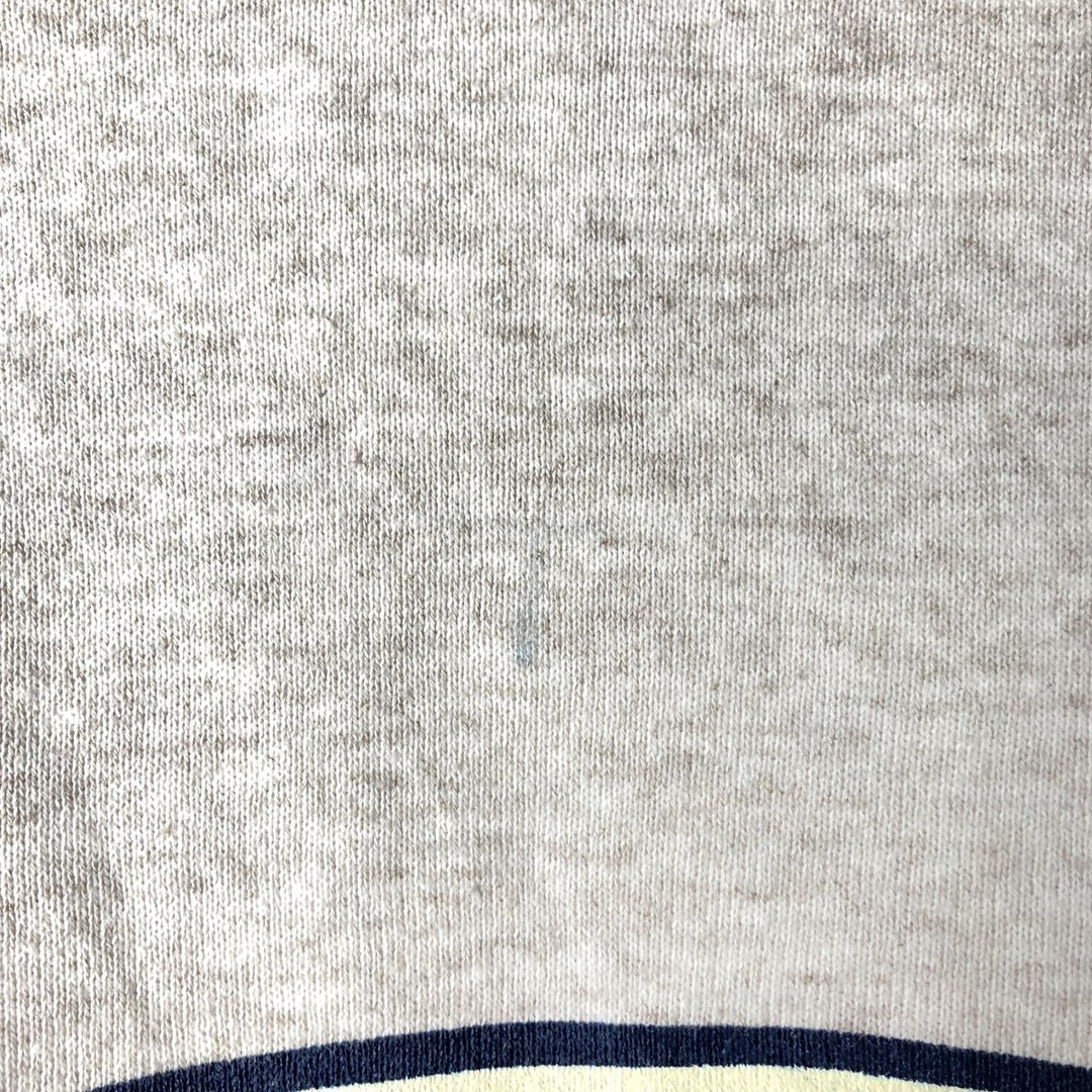 80s-90'S BVD Premium Series Printed Sweatshirt, Made in USA, Men's XL equivalent, Vintage cotton gray type Vintage Second Hand