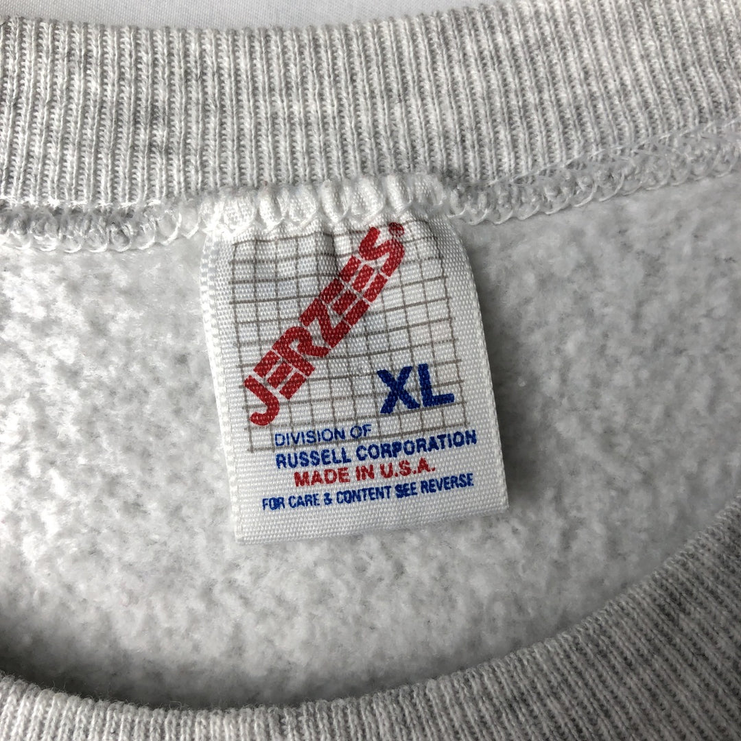Jerzees Three Rivers Stadium Print Sweatshirt, Made in USA, Men's XL (approx.), Vintage. cotton gray type Vintage Second Hand