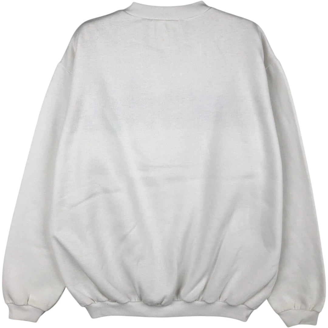 90'S Supreme Print Sweatshirt, Australian Made, Men's Size M (Equivalent), Vintage polyester white type Vintage Second Hand