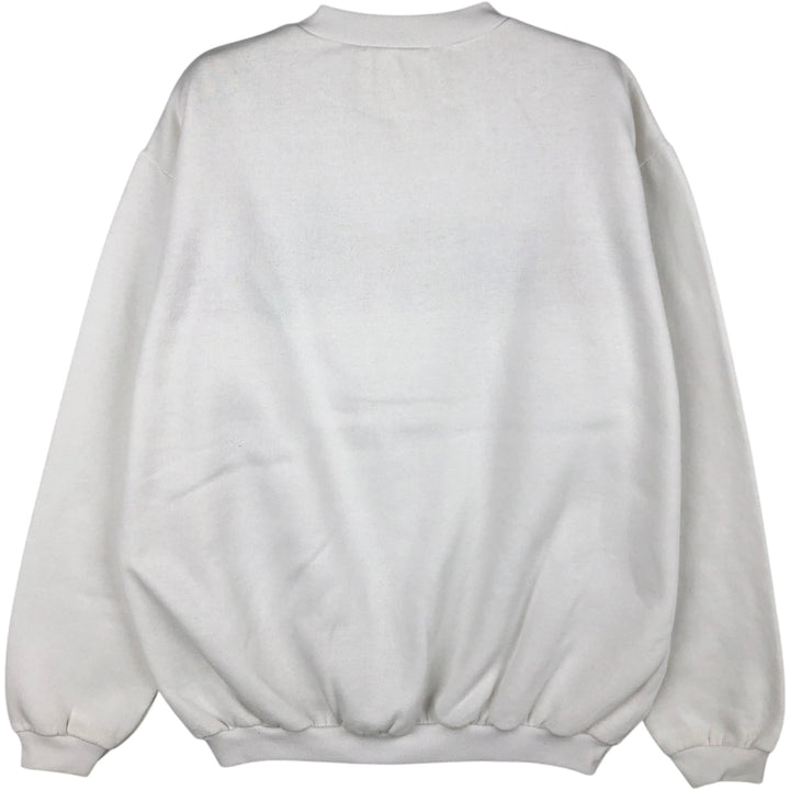 90'S Supreme Print Sweatshirt, Australian Made, Men's Size M (Equivalent), Vintage polyester white type Vintage Second Hand