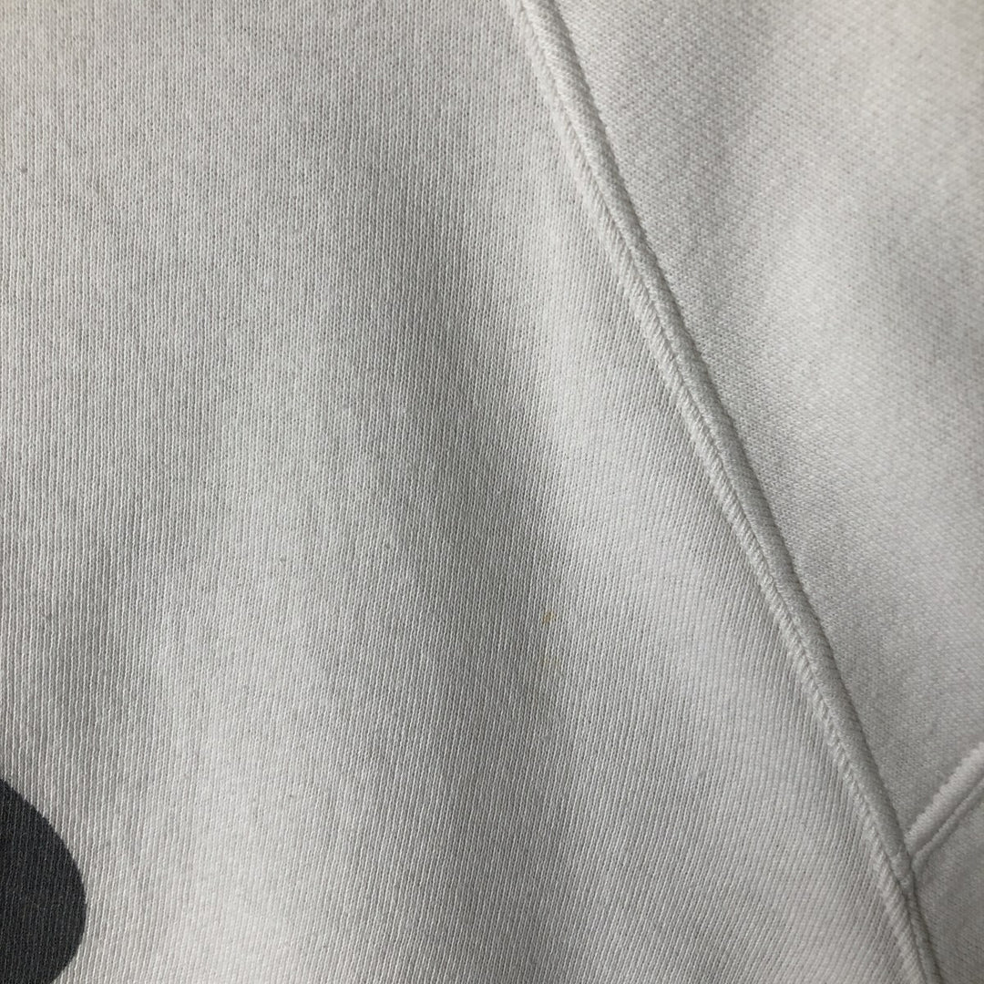 80'S JERSEYS BY RUSSELL Printed Sweatshirt, Made in USA, Men's Size L (Equivalent), Vintage polyester white type Vintage Second Hand