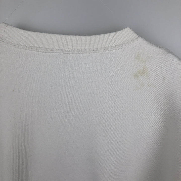 Russell Athletic Printed Sweatshirt, Men's Size XL (approx.) cotton white type Vintage Second Hand