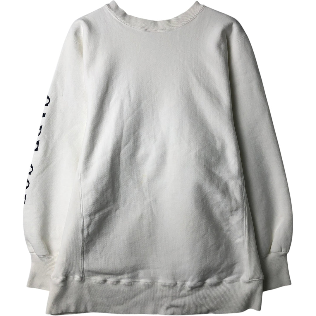 90'S Kellsport Printed Sweatshirt, Made in USA, Men's Size L (Equivalent), Vintage cotton white type Vintage Second Hand