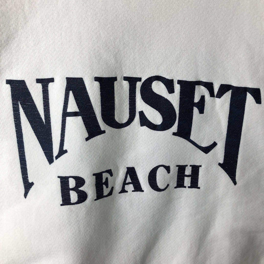 90'S Kellsport Printed Sweatshirt, Made in USA, Men's Size L (Equivalent), Vintage cotton white type Vintage Second Hand