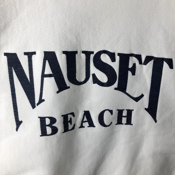 90'S Kellsport Printed Sweatshirt, Made in USA, Men's Size L (Equivalent), Vintage cotton white type Vintage Second Hand