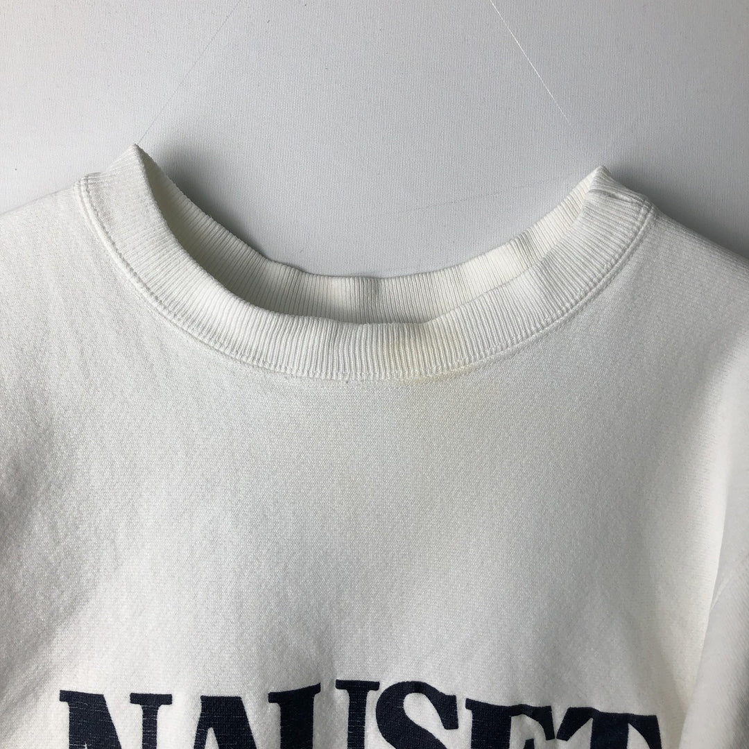 90'S Kellsport Printed Sweatshirt, Made in USA, Men's Size L (Equivalent), Vintage cotton white type Vintage Second Hand