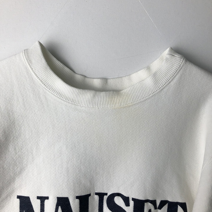 90'S Kellsport Printed Sweatshirt, Made in USA, Men's Size L (Equivalent), Vintage cotton white type Vintage Second Hand
