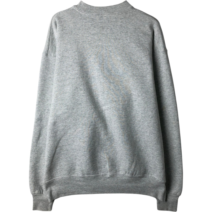 90'S BLD PREMIUM SERIES Floral Print Sweatshirt, Made in USA, Men's XL (approx.) Vintage cotton gray type Vintage Second Hand