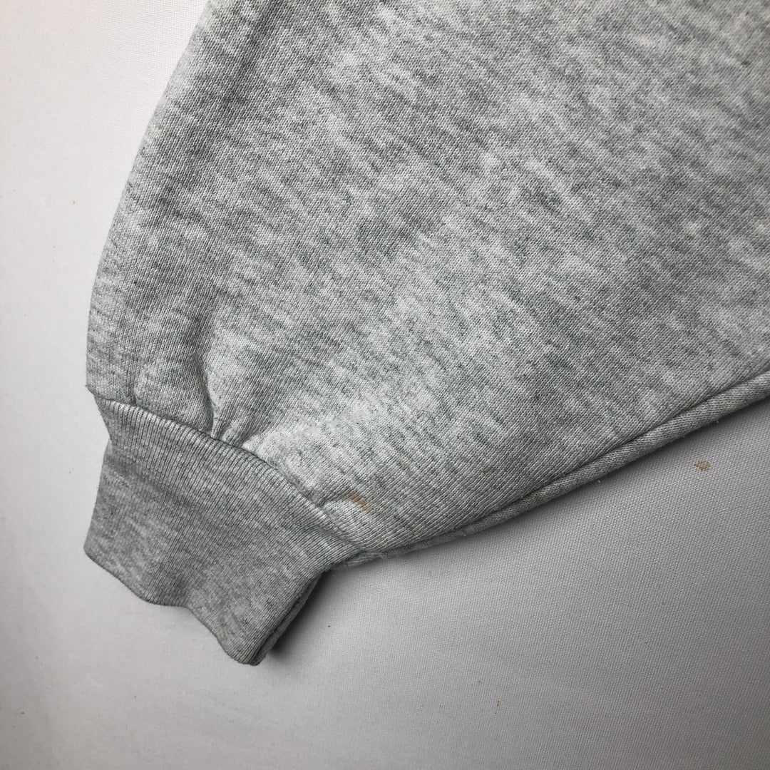 90'S BLD PREMIUM SERIES Floral Print Sweatshirt, Made in USA, Men's XL (approx.) Vintage cotton gray type Vintage Second Hand