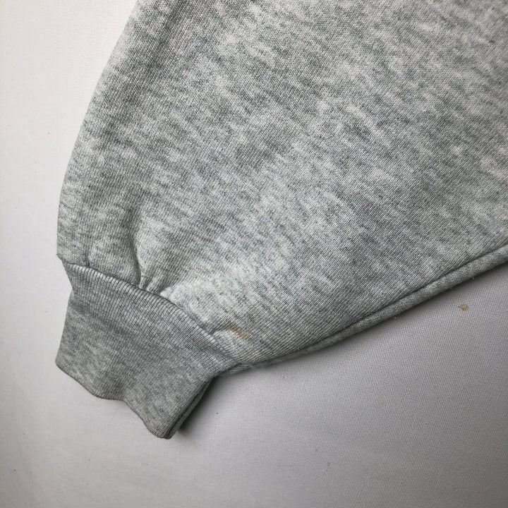 90'S BLD PREMIUM SERIES Floral Print Sweatshirt, Made in USA, Men's XL (approx.) Vintage cotton gray type Vintage Second Hand