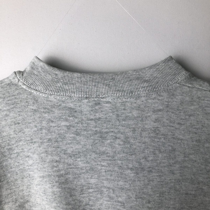 90'S BLD PREMIUM SERIES Floral Print Sweatshirt, Made in USA, Men's XL (approx.) Vintage cotton gray type Vintage Second Hand