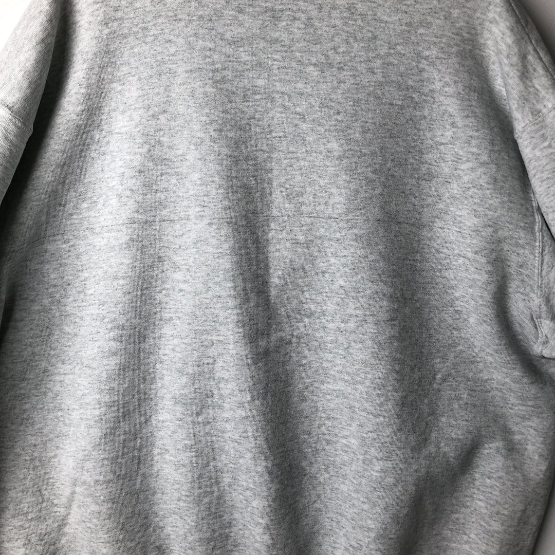 90'S BLD PREMIUM SERIES Floral Print Sweatshirt, Made in USA, Men's XL (approx.) Vintage cotton gray type Vintage Second Hand