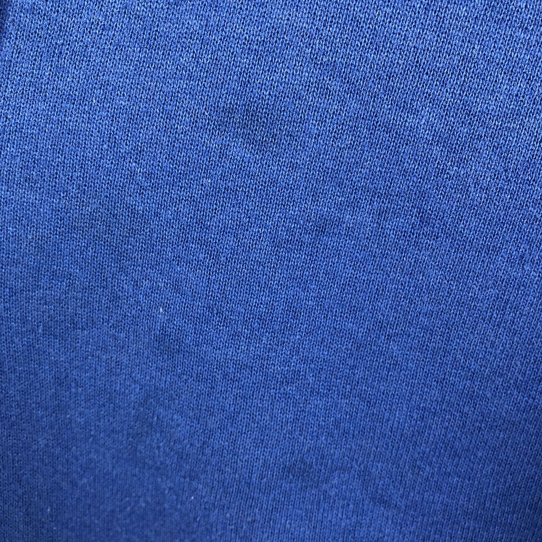 90'S Jerzees Cardigan, Made in USA, Men's XL equivalent, Vintage cotton blue type Vintage Second Hand
