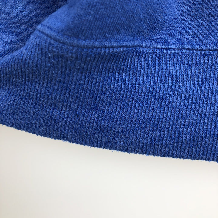 90'S Jerzees Cardigan, Made in USA, Men's XL equivalent, Vintage cotton blue type Vintage Second Hand