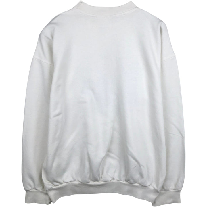 Wolfgang Amadeus Mozart Print Sweatshirt (Men's Size L) unclear white type Vintage Second Hand
