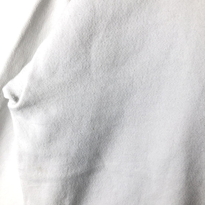 90'S Postmark print sweatshirt, made in USA, men's size L equivalent, vintage. cotton white type Vintage Second Hand