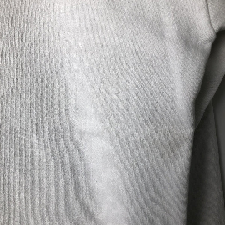 90'S Postmark print sweatshirt, made in USA, men's size L equivalent, vintage. cotton white type Vintage Second Hand