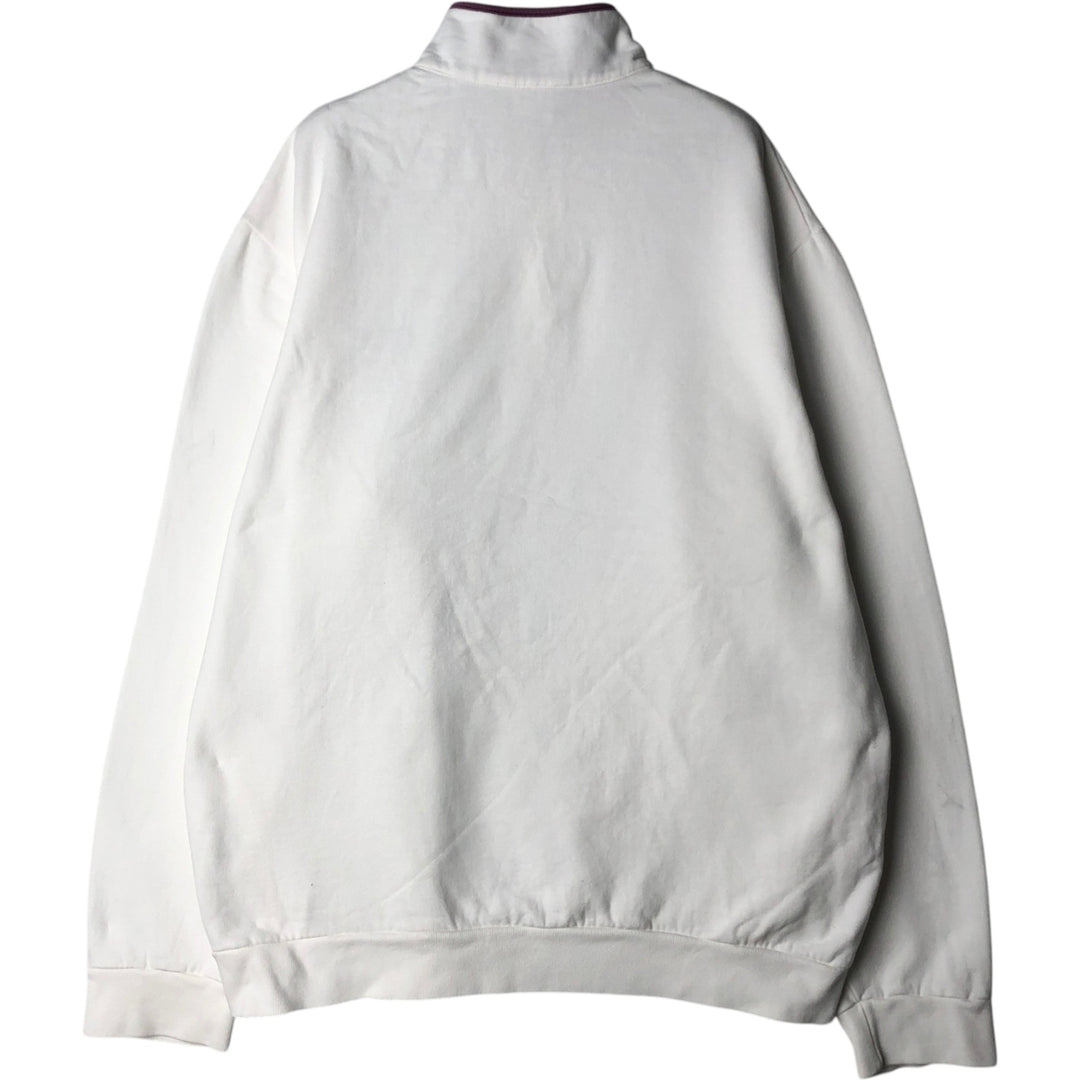 Ralph Lauren POLO GOLF Half-Zip Sweatshirt, Men's XL cotton white type Vintage Second Hand
