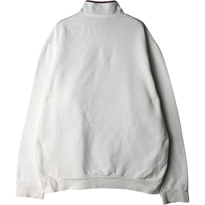 Ralph Lauren POLO GOLF Half-Zip Sweatshirt, Men's XL cotton white type Vintage Second Hand