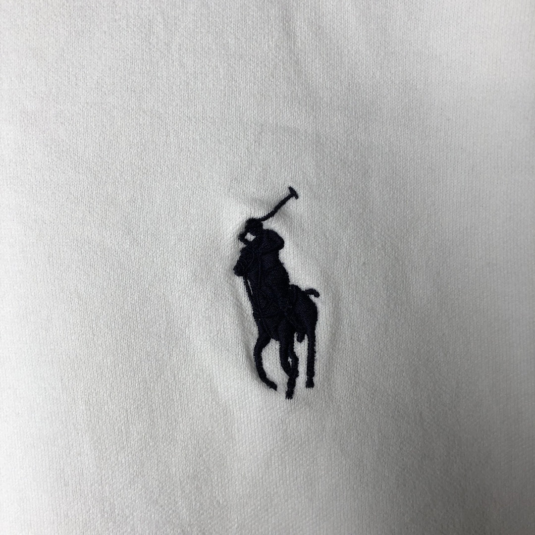 Ralph Lauren POLO GOLF Half-Zip Sweatshirt, Men's XL cotton white type Vintage Second Hand