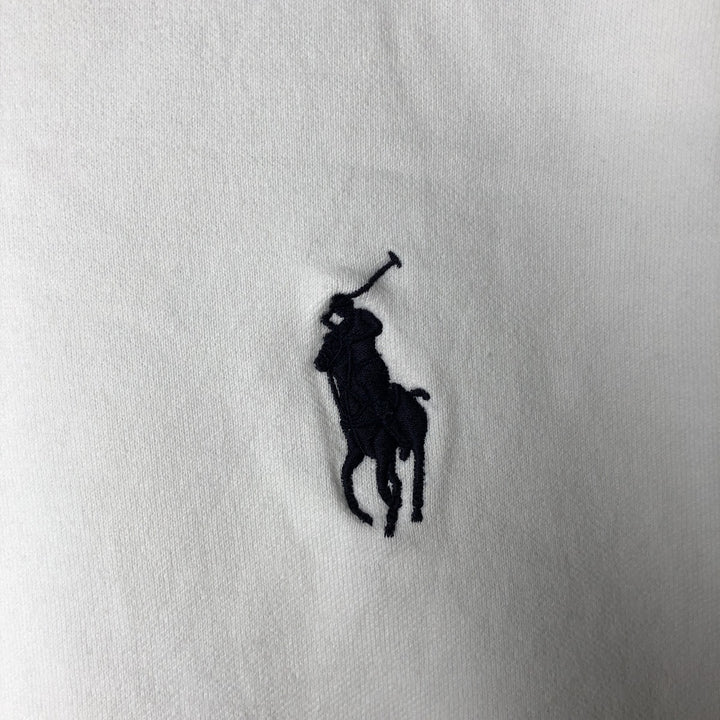 Ralph Lauren POLO GOLF Half-Zip Sweatshirt, Men's XL cotton white type Vintage Second Hand