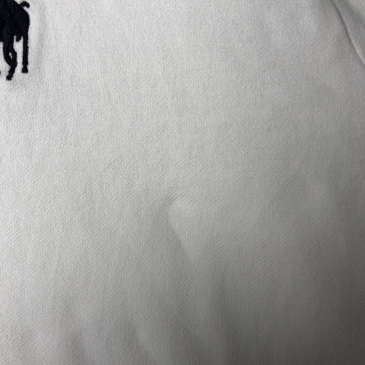 Ralph Lauren POLO GOLF Half-Zip Sweatshirt, Men's XL cotton white type Vintage Second Hand