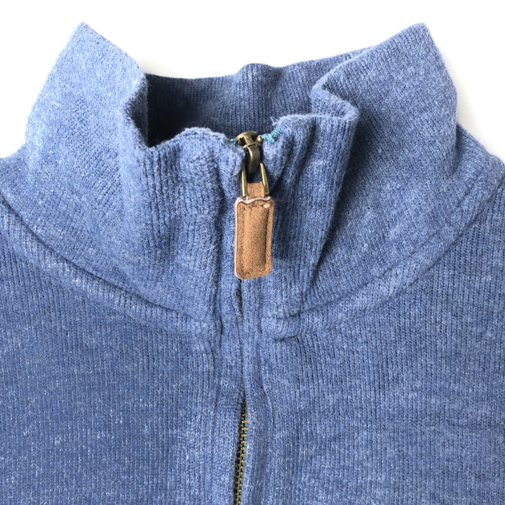 Ralph Lauren POLO RALPH LAUREN Half-zip sweatshirt, men's M size cotton Navy blue Vintage Second Hand