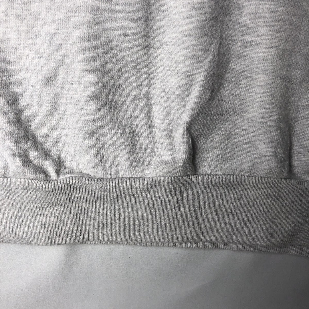 70s-80'S LL Bean Half-Zip Sweatshirt, Made in USA, Men's Size L (Equivalent), Vintage cotton navy blue type Vintage Second Hand
