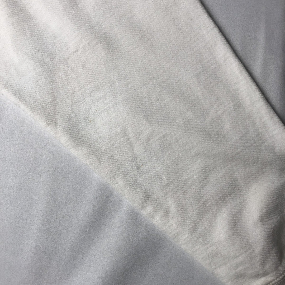 90'S Ralph Lauren Polo Sport American flag pattern collared half-zip sweatshirt, men's size M (approx.) cotton white type Vintage Second Hand