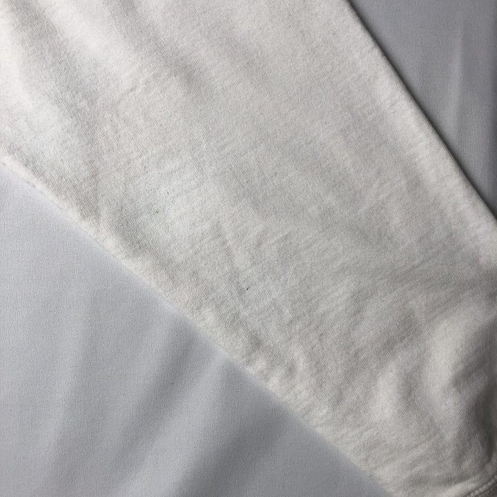 90'S Ralph Lauren Polo Sport American flag pattern collared half-zip sweatshirt, men's size M (approx.) cotton white type Vintage Second Hand
