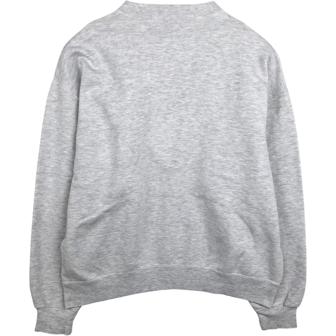 90'S Russell Advertising Sweatshirt, Made in USA, Men's XL equivalent, Vintage cotton gray type Vintage Second Hand