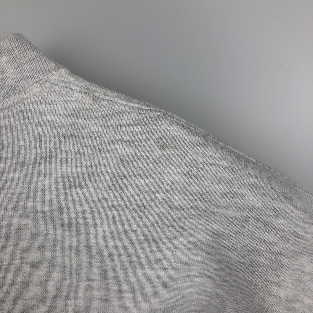 90'S Russell Advertising Sweatshirt, Made in USA, Men's XL equivalent, Vintage cotton gray type Vintage Second Hand