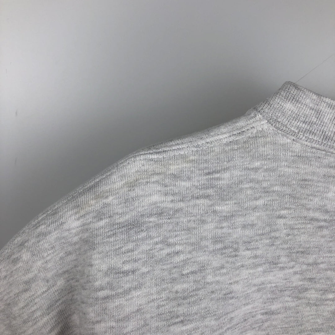 90'S Russell Advertising Sweatshirt, Made in USA, Men's XL equivalent, Vintage cotton gray type Vintage Second Hand