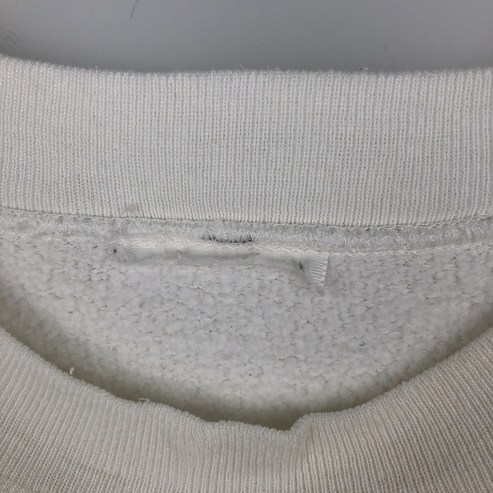 90'S TABASCO Advertising Sweatshirt, Men's Size L (approx.), Vintage unclear white type Vintage Second Hand
