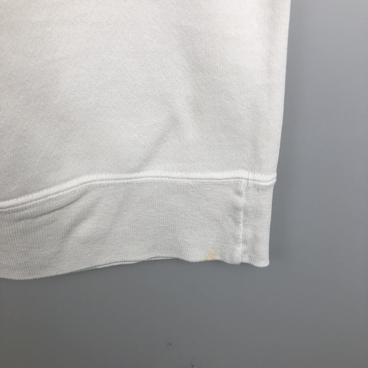 90'S TABASCO Advertising Sweatshirt, Men's Size L (approx.), Vintage unclear white type Vintage Second Hand