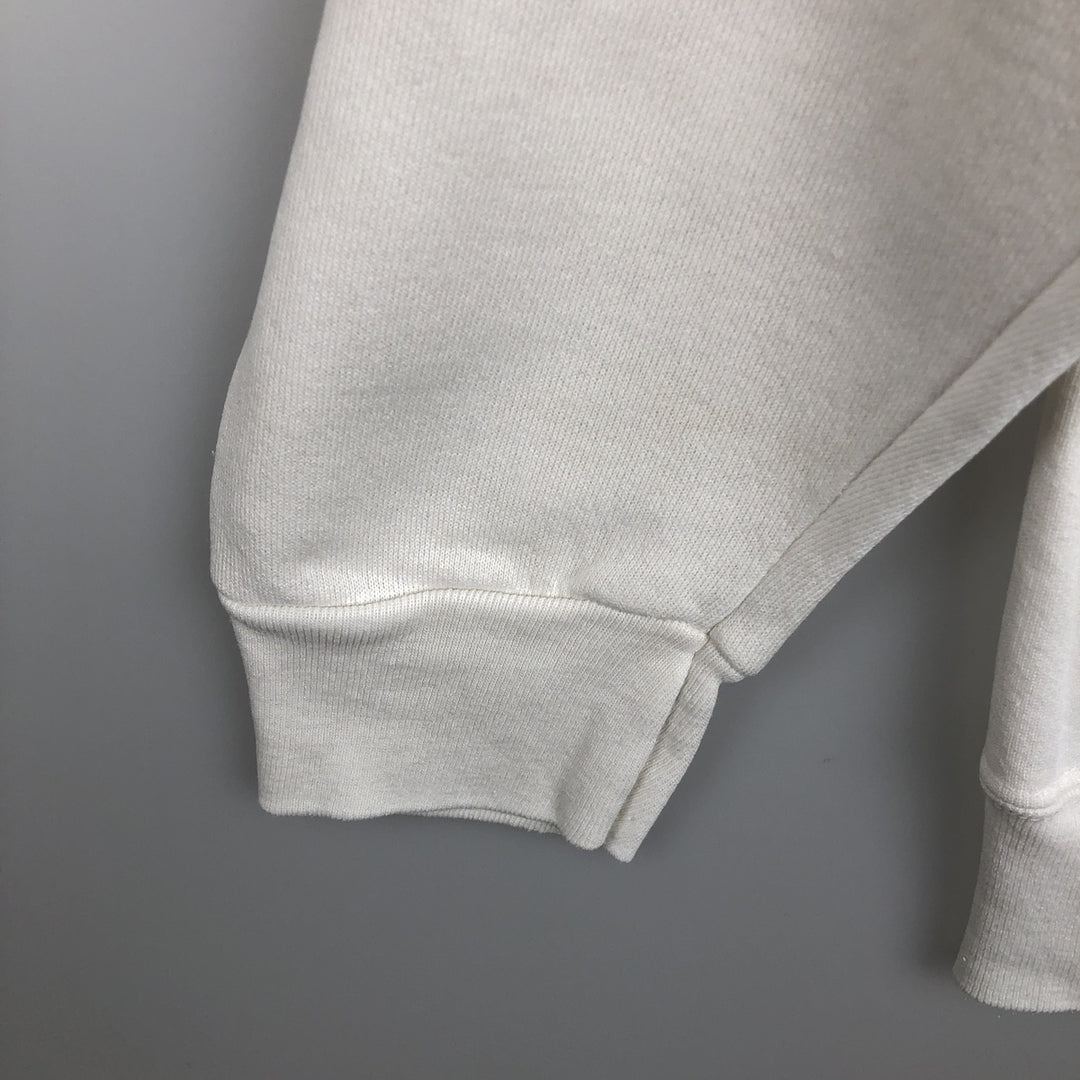 90'S TABASCO Advertising Sweatshirt, Men's Size L (approx.), Vintage unclear white type Vintage Second Hand