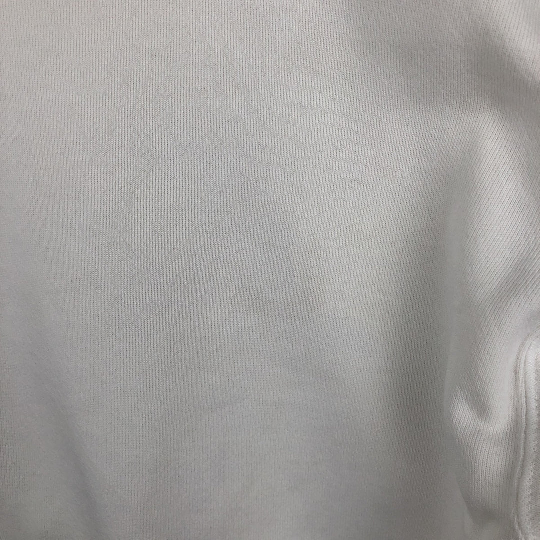 90'S TABASCO Advertising Sweatshirt, Men's Size L (approx.), Vintage unclear white type Vintage Second Hand