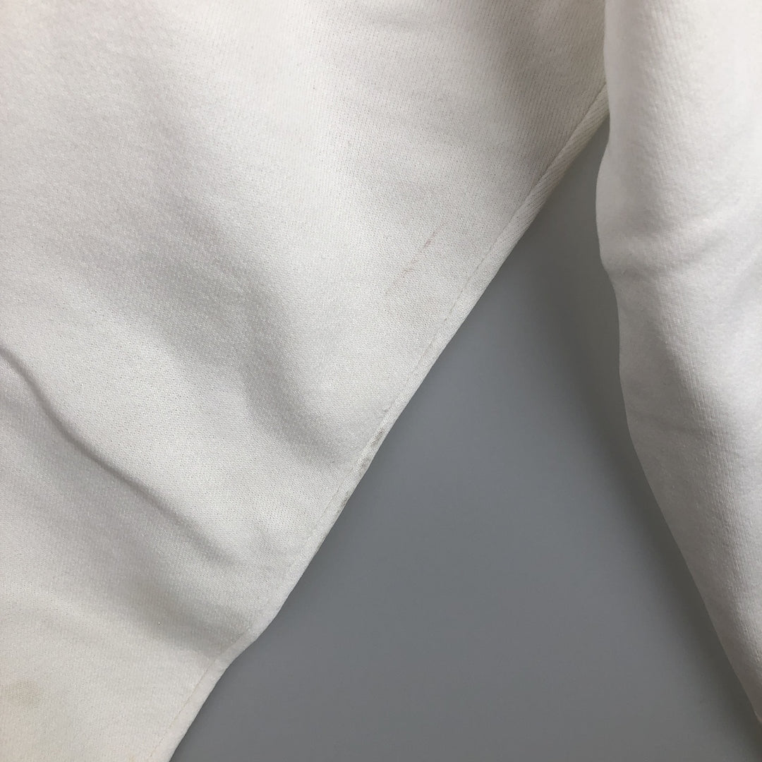 90'S TABASCO Advertising Sweatshirt, Men's Size L (approx.), Vintage unclear white type Vintage Second Hand