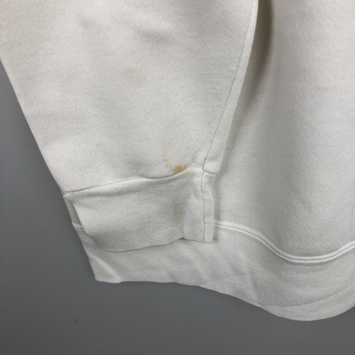90'S TABASCO Advertising Sweatshirt, Men's Size L (approx.), Vintage unclear white type Vintage Second Hand