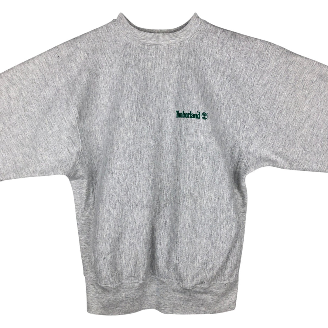 90'S Rugged Sweats Timberland College Sweatshirt, Men's Size L (approx.), Vintage unclear gray type Vintage Second Hand